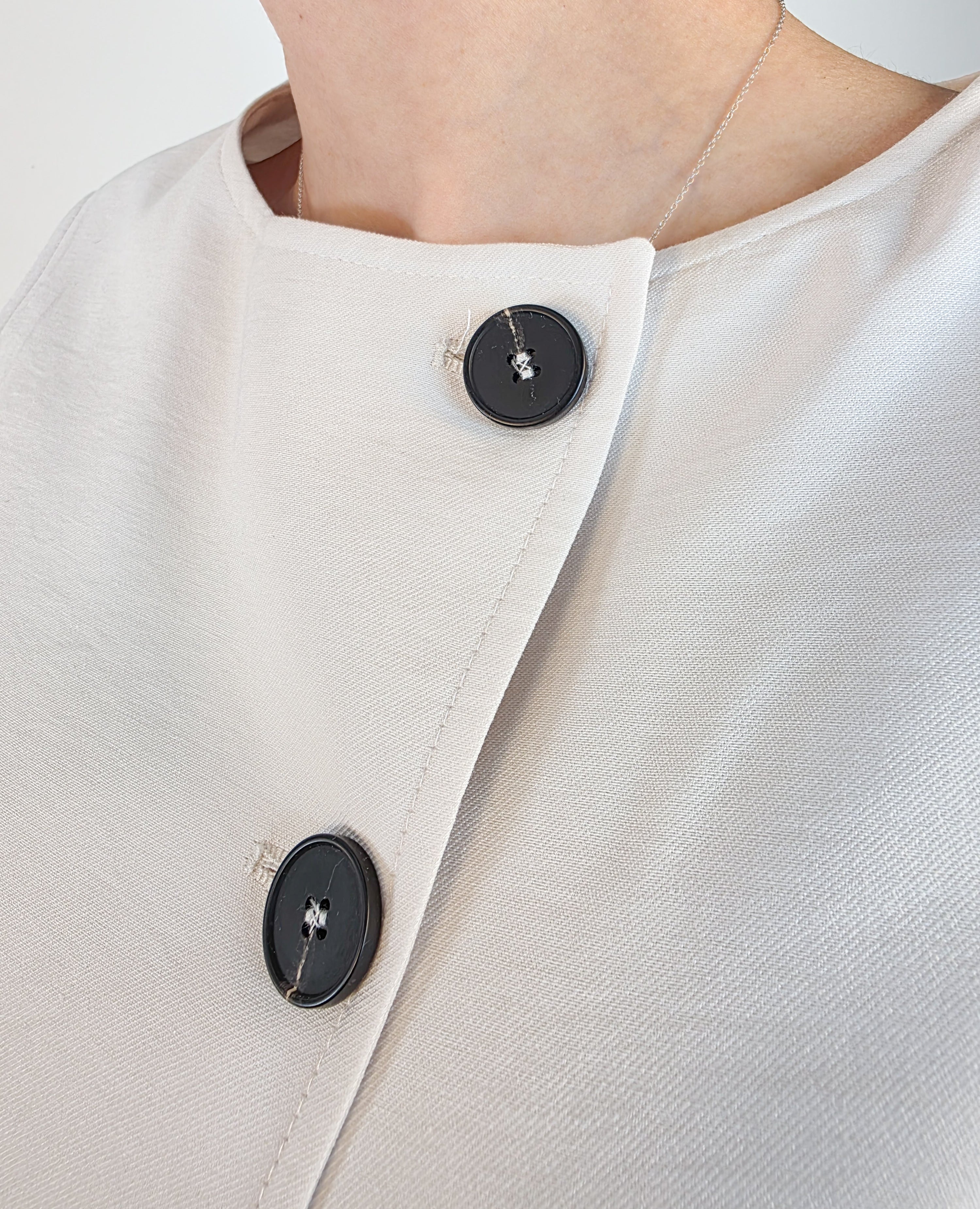 Haveone - Gilet con chiusura asimmetrica - Burro