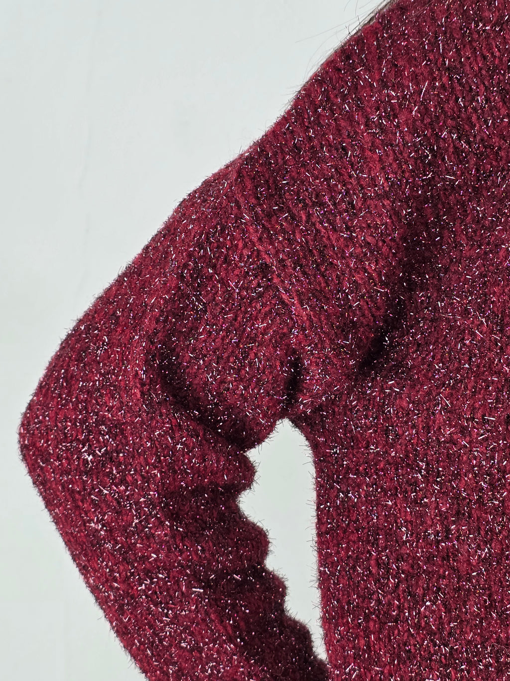 Maglione lurex Vino - Kikisix