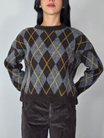 Maglione a rombi Moro e Grigio - Kontatto