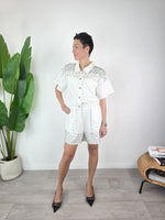 Susy Mix - Completo Strass - Bianco