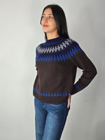 Maglione a fantasia Moro e Blu - Tensione In