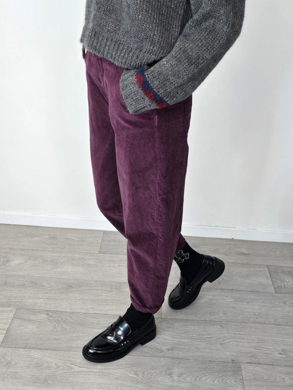 pantaloni velluto kontatto