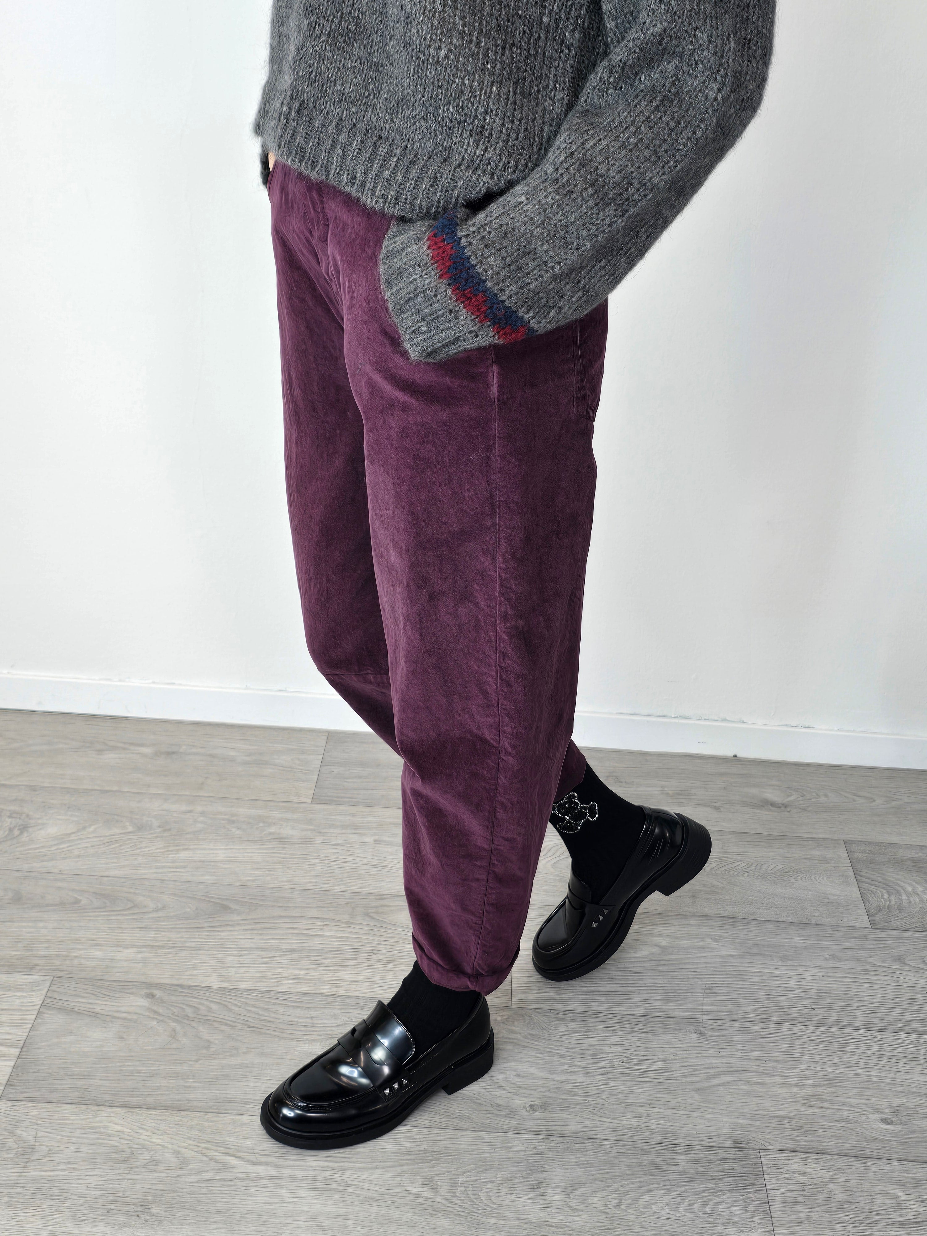 pantaloni velluto kontatto