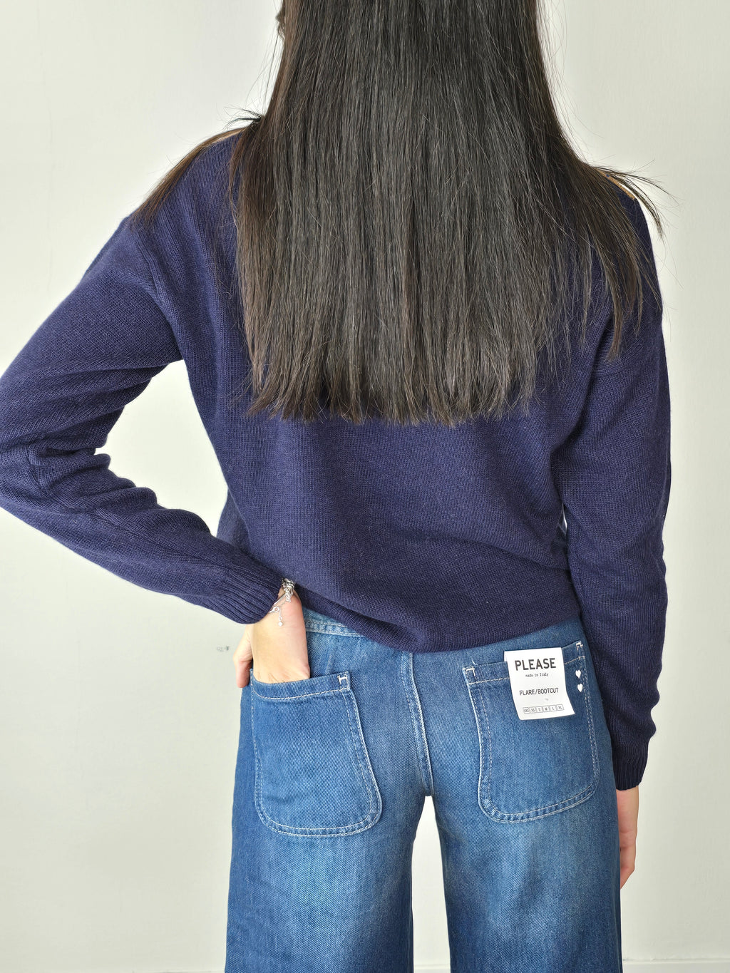 Maglione a rombi Blu - Tensione In