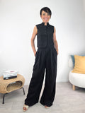 Susy Mix - Completo gilet e pantalone - Nero