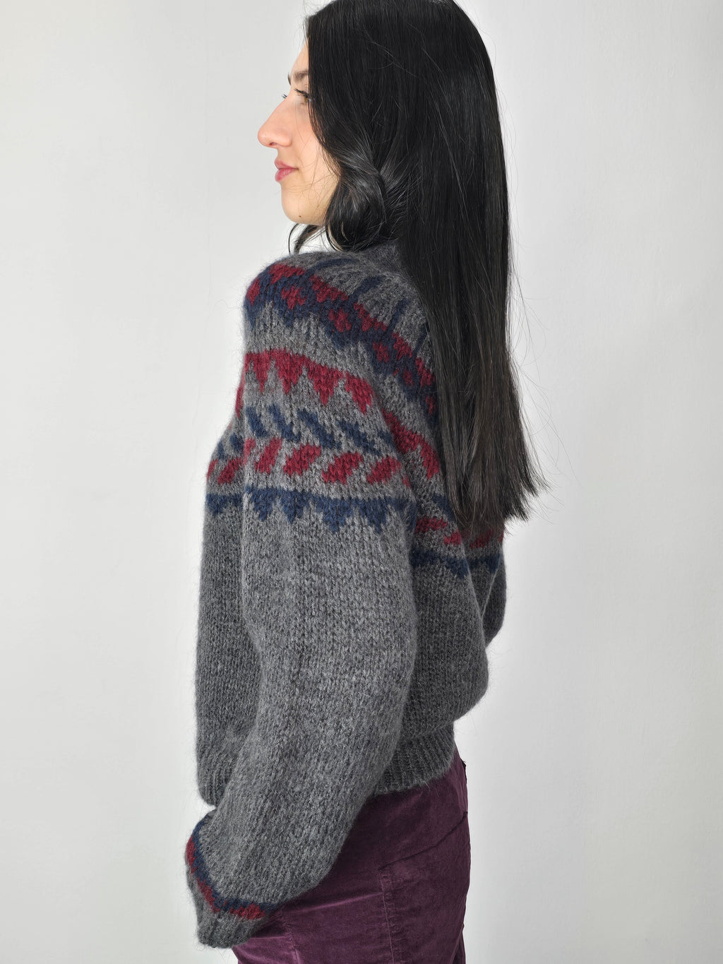 Maglione Norvegia Grigio - Kontatto