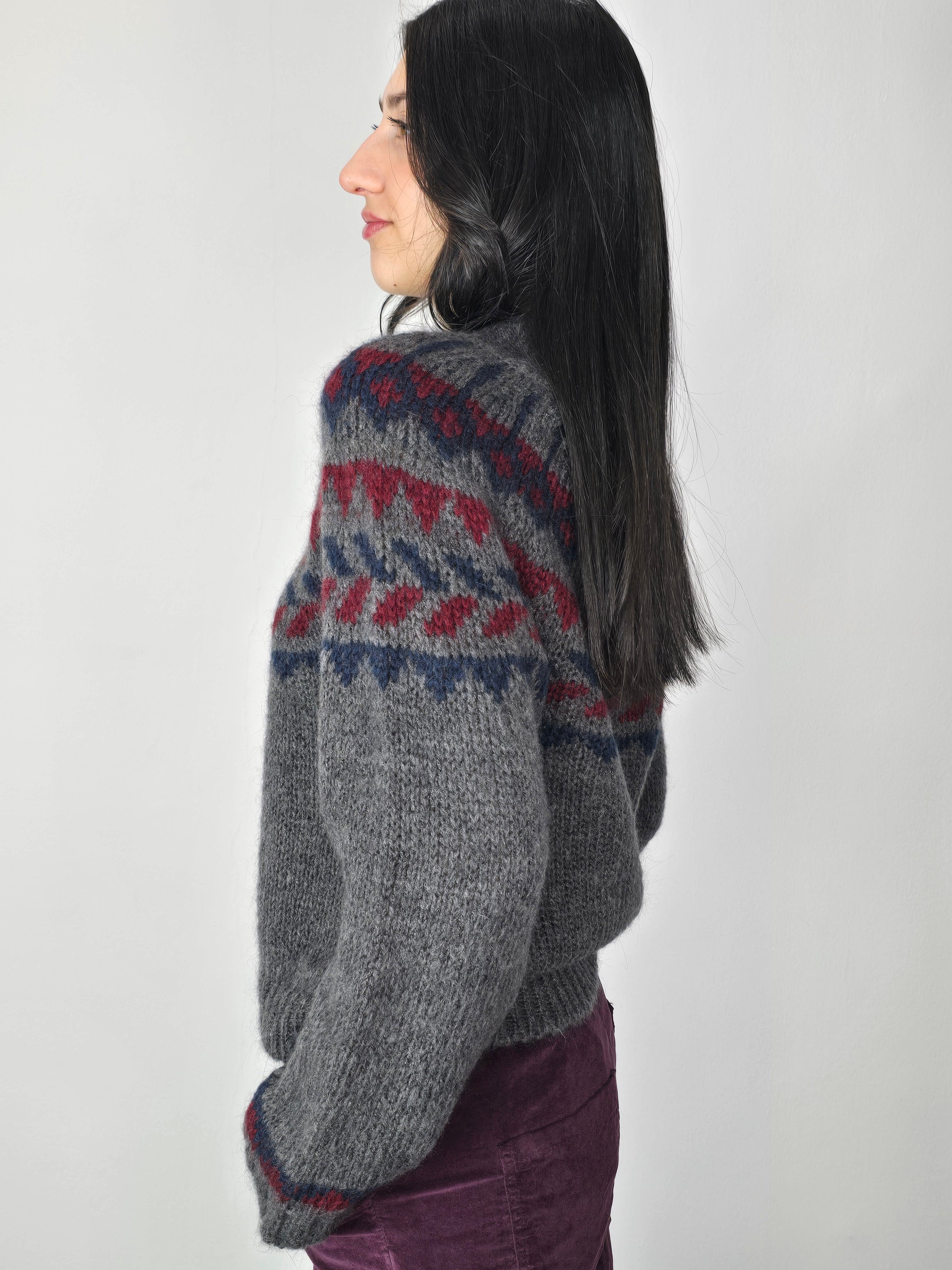 Maglione Norvegia Grigio - Kontatto