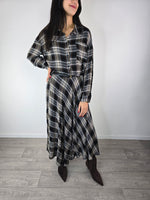 Camicia a quadri Nera - Kikisix