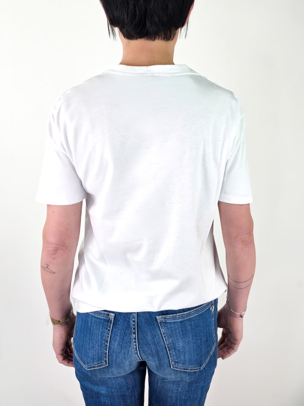 Kikisix - T-shirt "The Devil - Bianco
