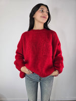 Maglione con fiocco Rosso - Philia Loft