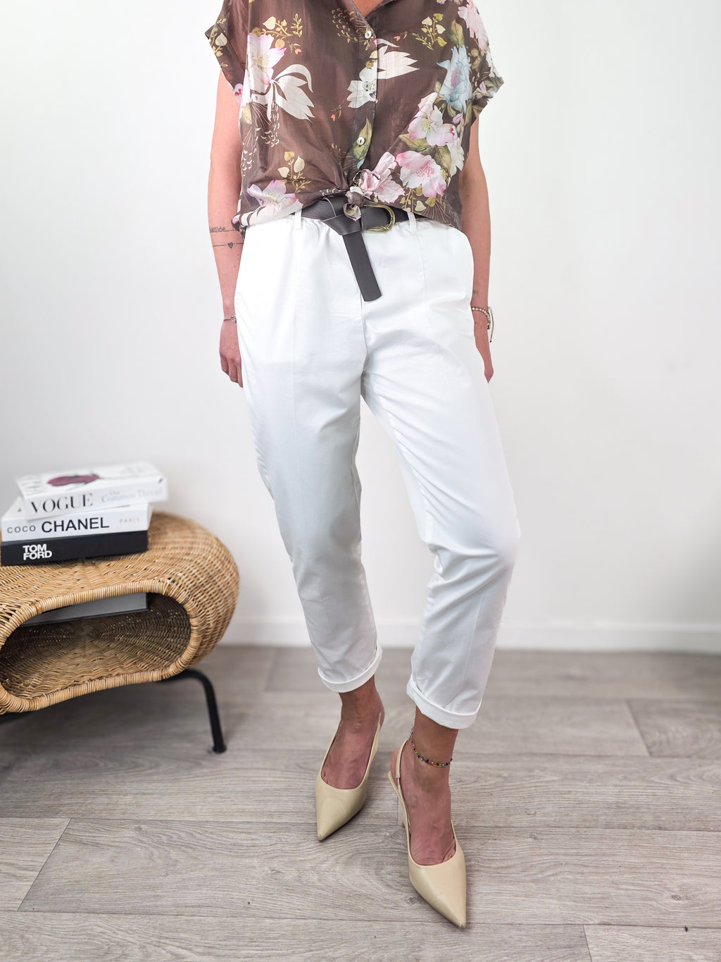 Susy Mix - Pantalone chino - Latte