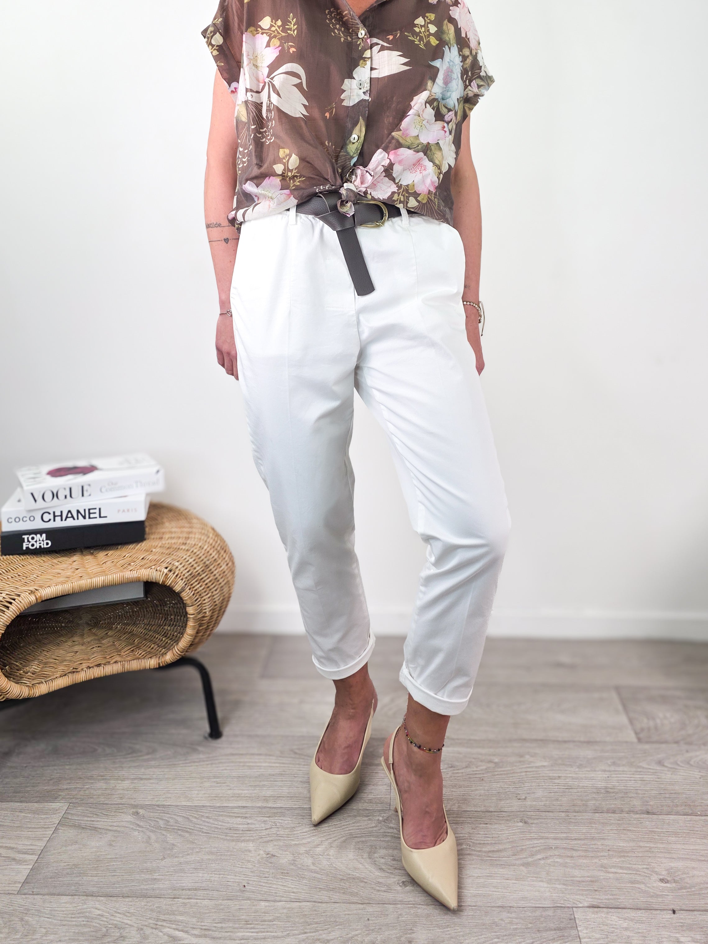 Susy Mix - Pantalone chino - Latte