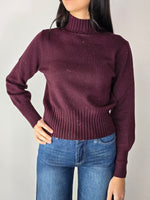 Maglione micro lurex Vino - Kikisix