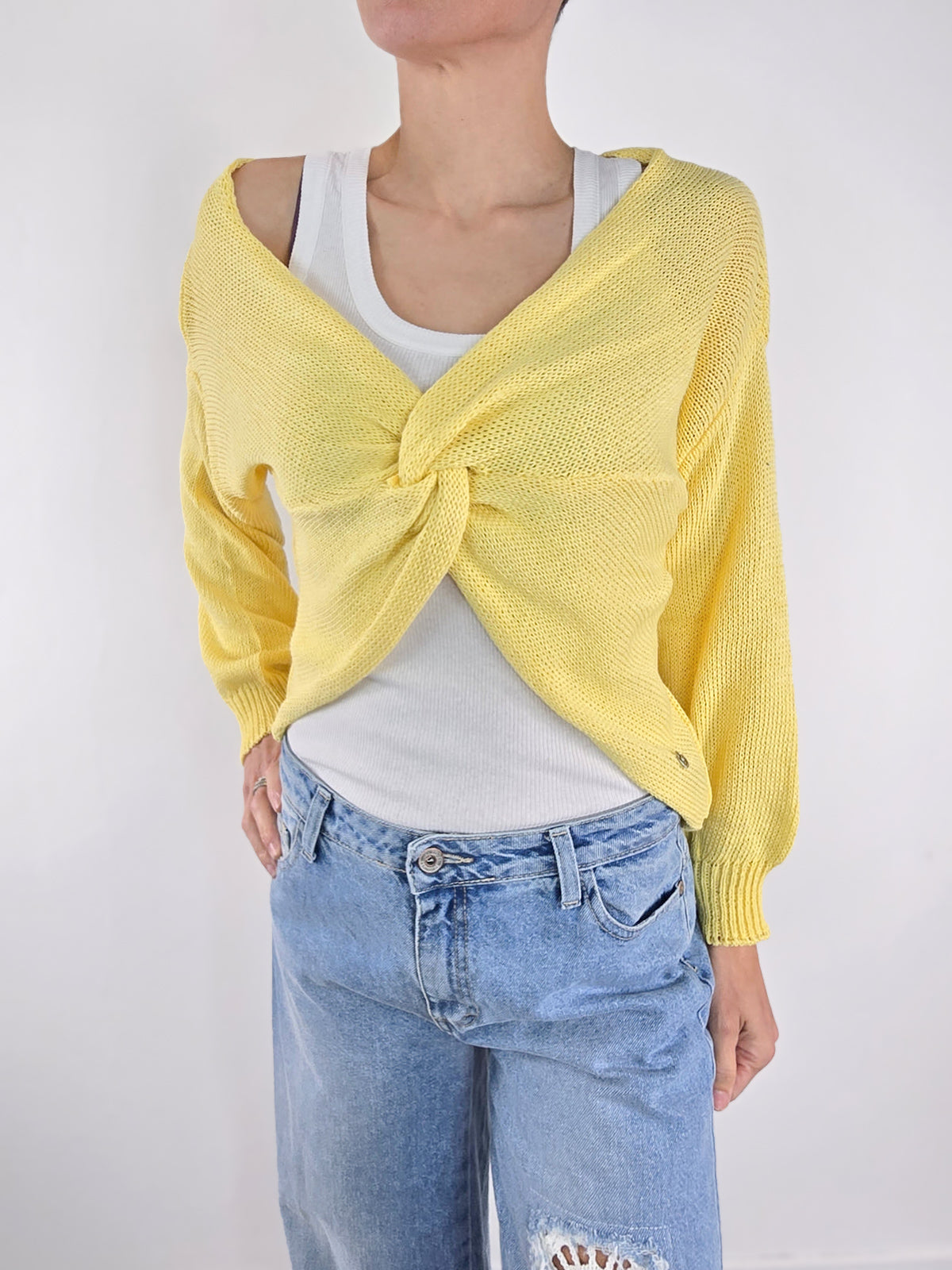 Please - Maglia con nodo - Soia