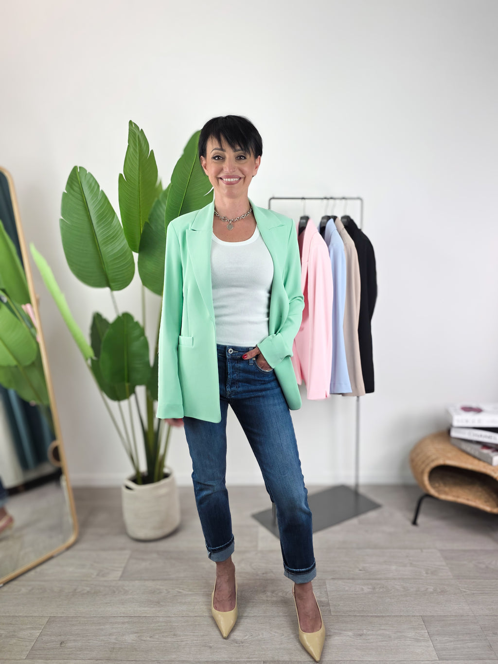 Gold - Blazer Vittoria - menta