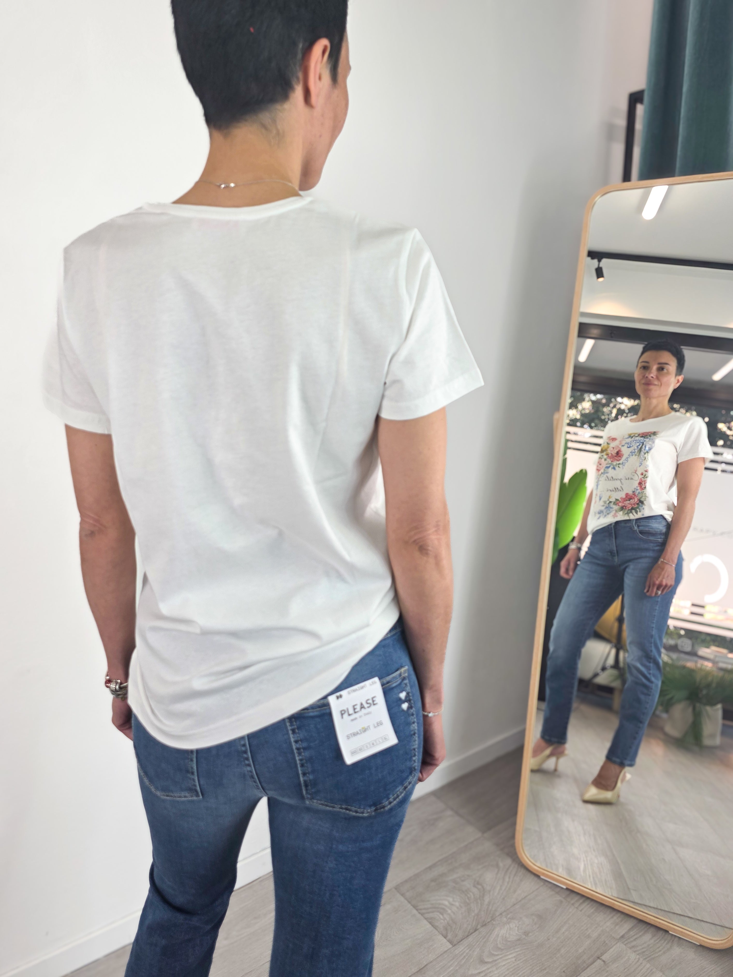 Kontatto - T-shirt Bridgerton - Bianco