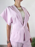 Kontatto - Blazer manica corta - Rosa