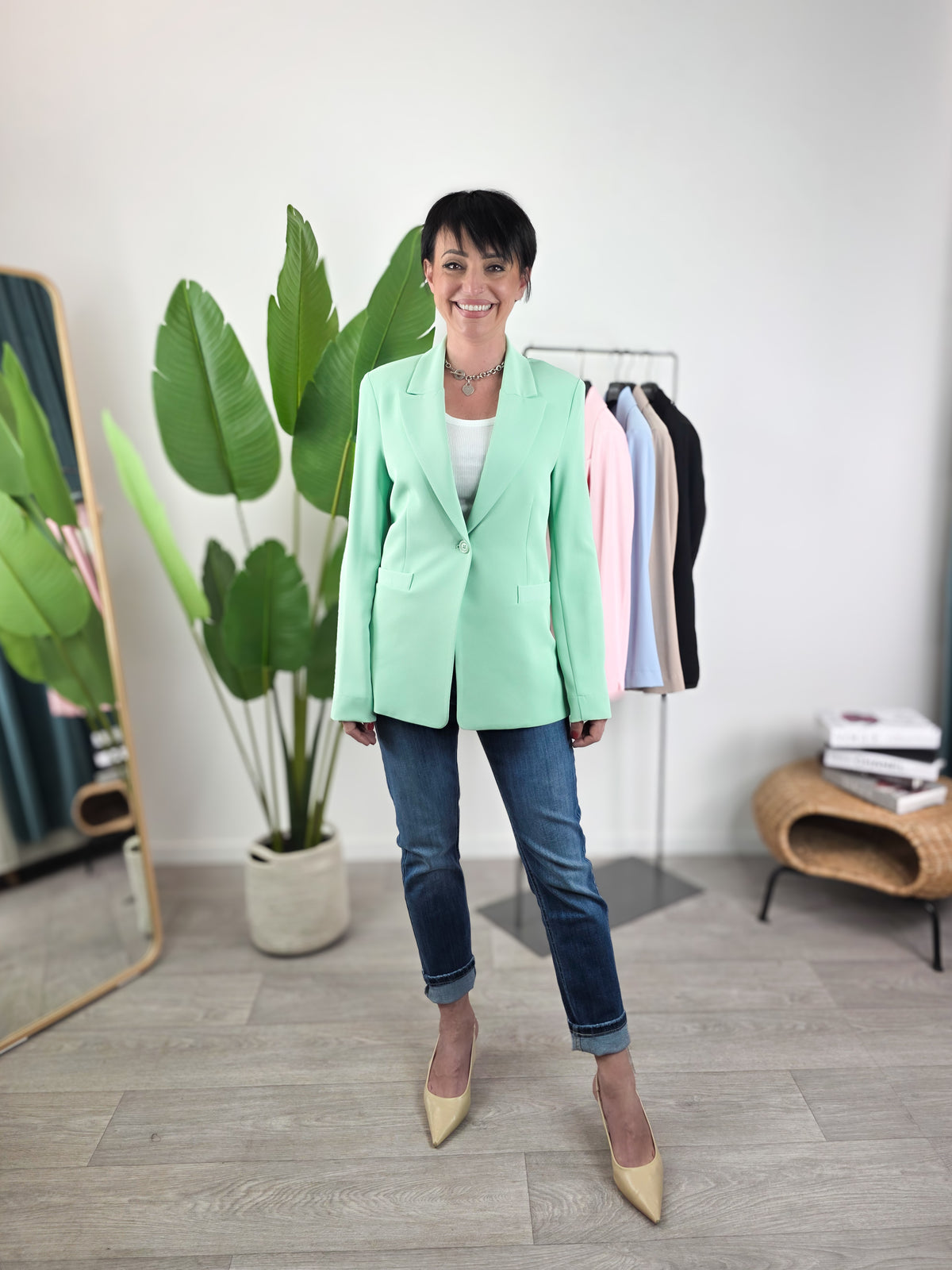 Gold - Blazer Vittoria - menta