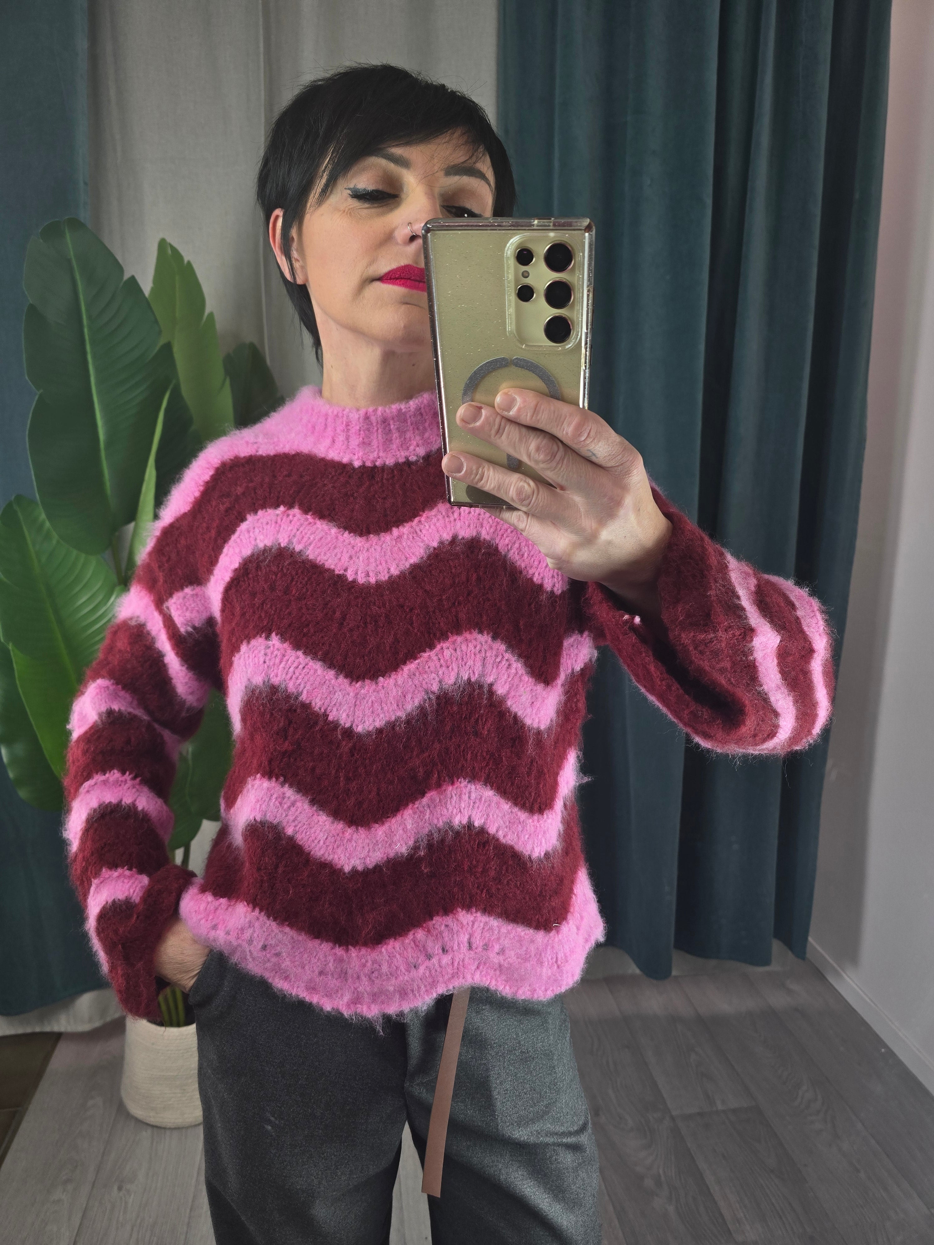 maglione  a righe donna please FW 25