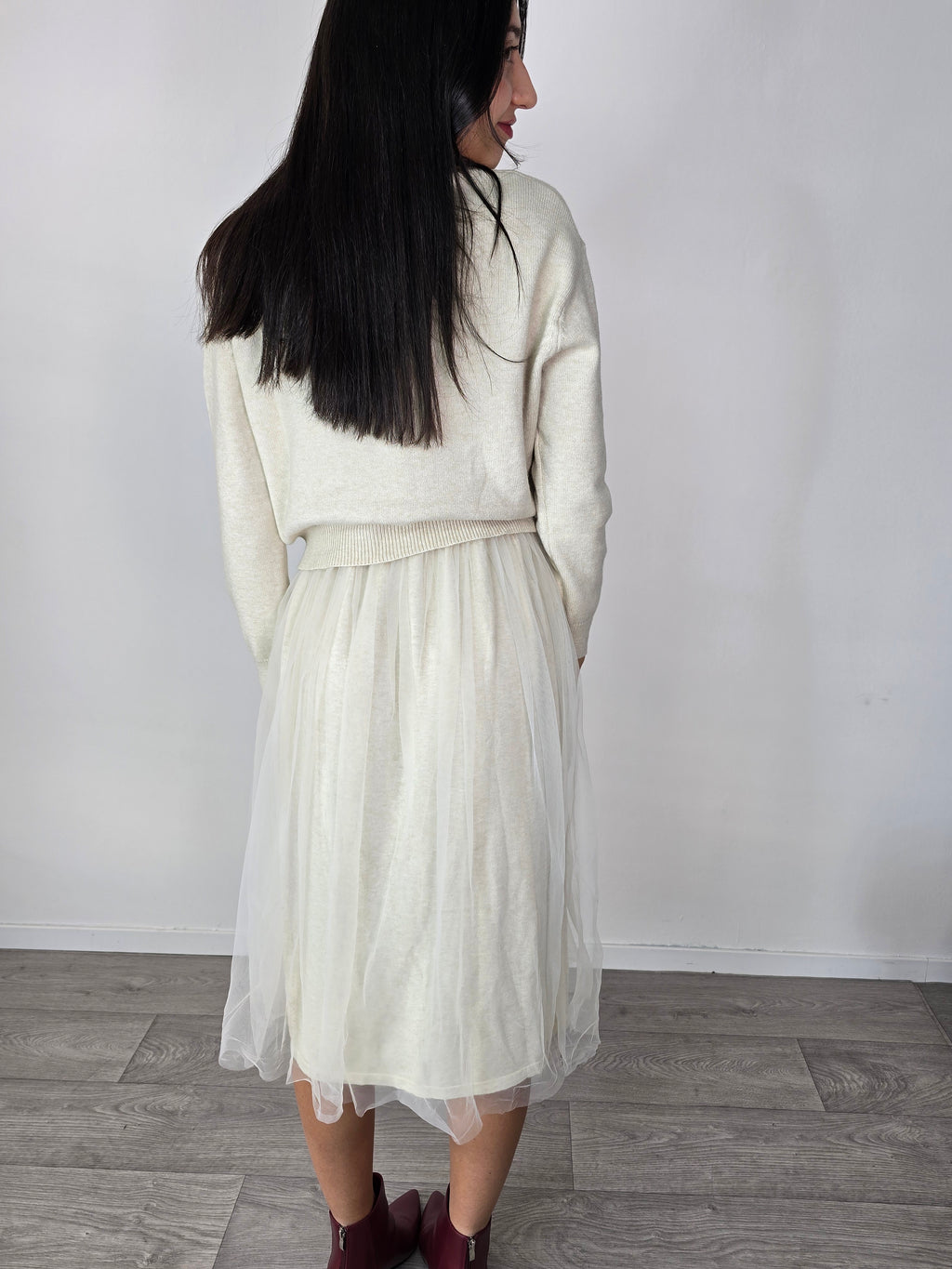 Abito con maglioncino burro - You Decide