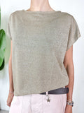 Susy Mix - Blusa in lurex - Oro