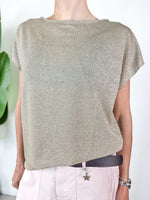 Susy Mix - Blusa in lurex - Oro