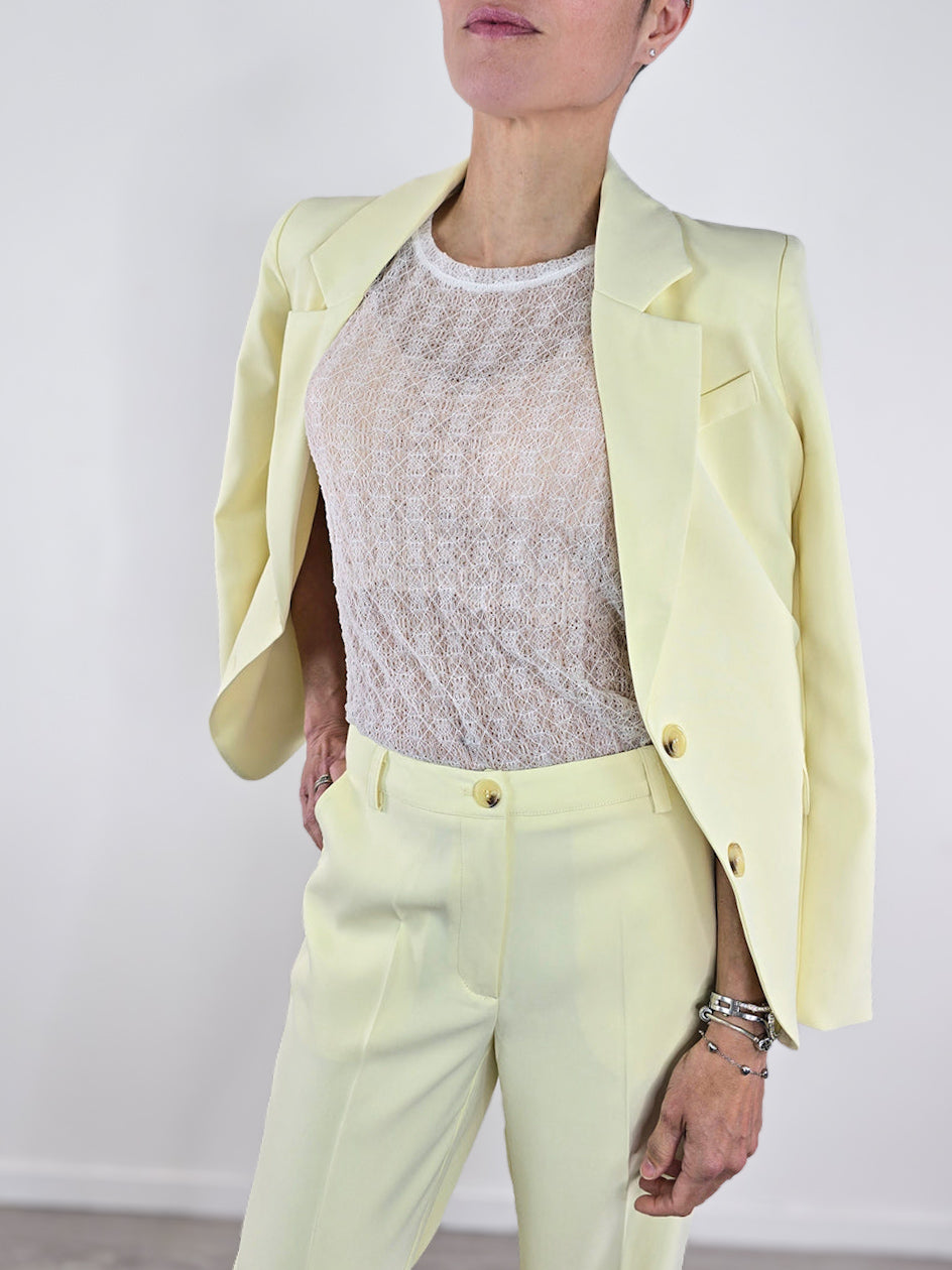 You Decide - Pantalone a palazzo - Giallo pastello