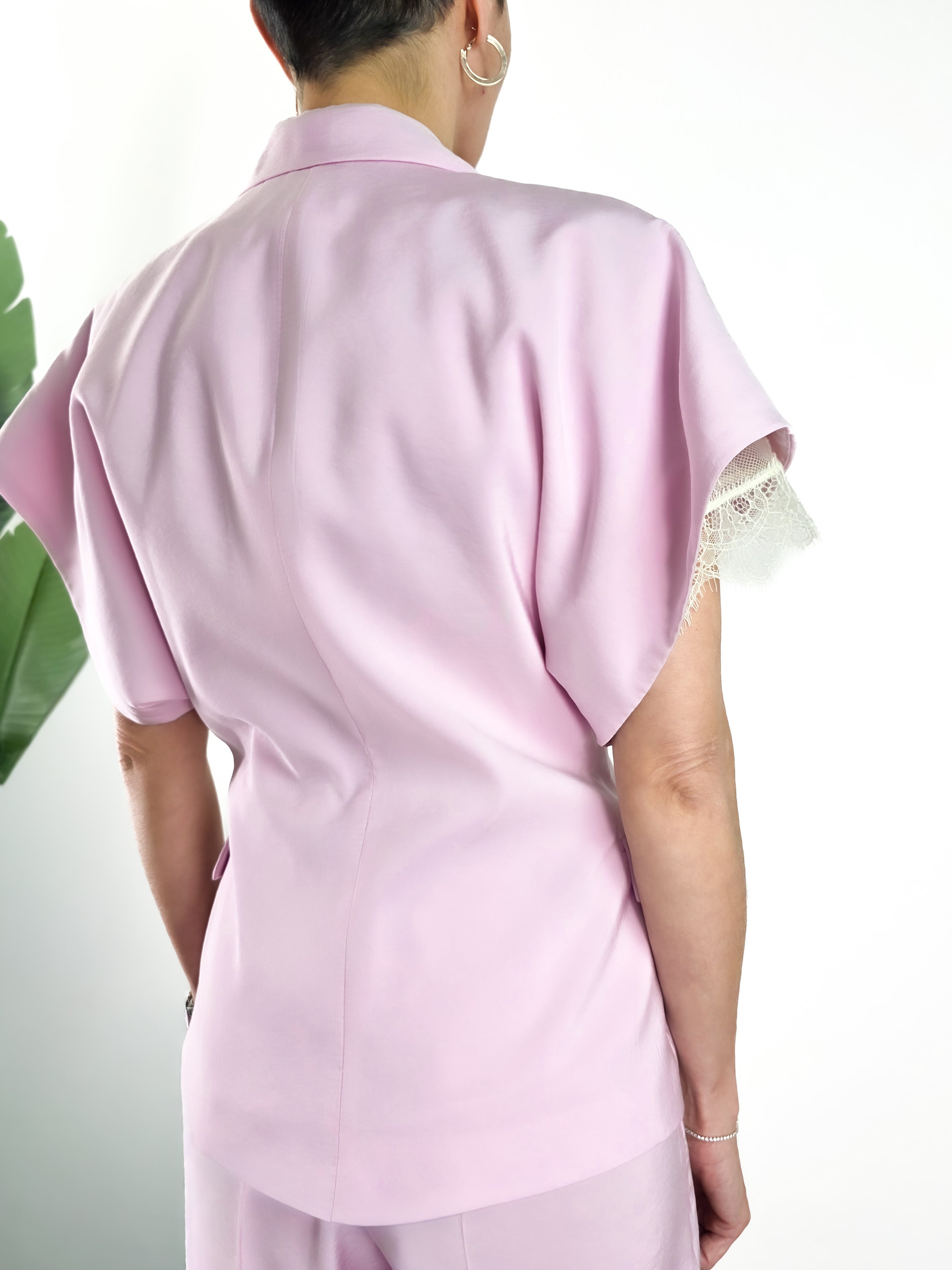 Kontatto - Blazer manica corta - Rosa