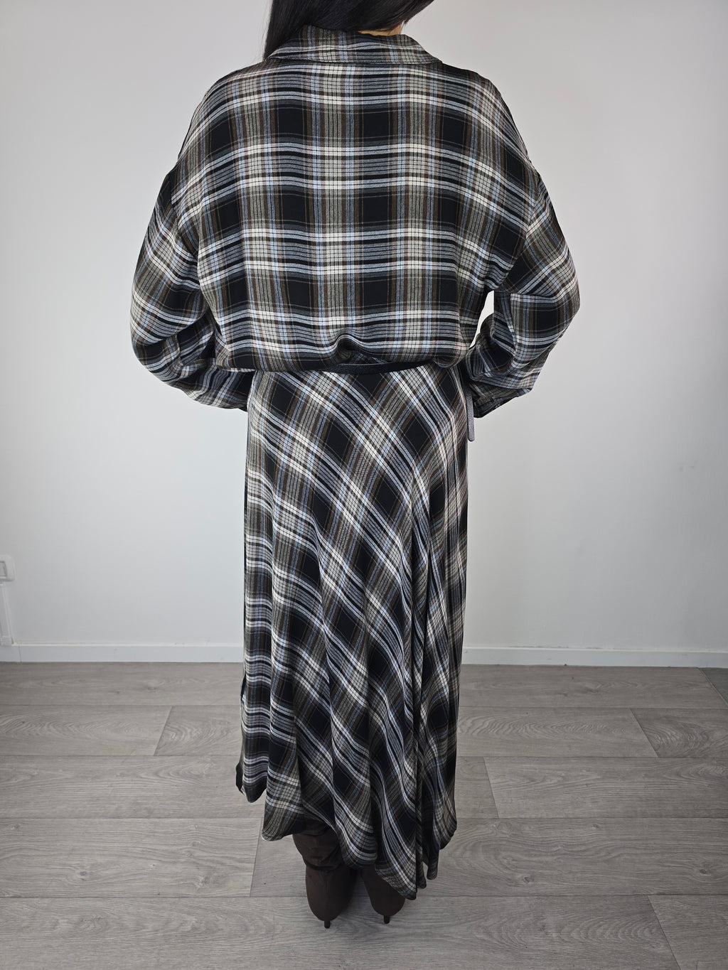 Camicia a quadri Nera - Kikisix