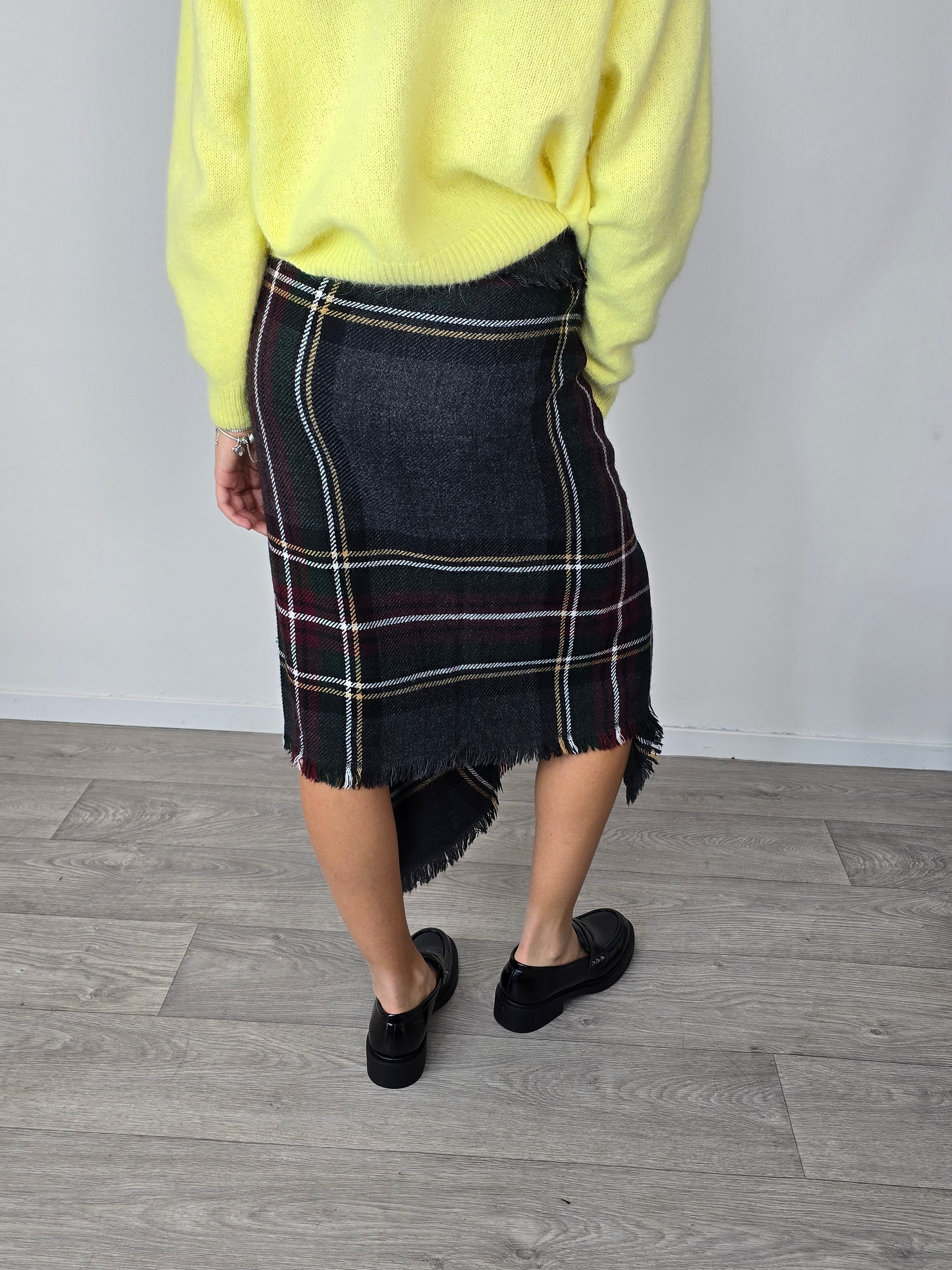 Gonna midì tartan - Philia Loft