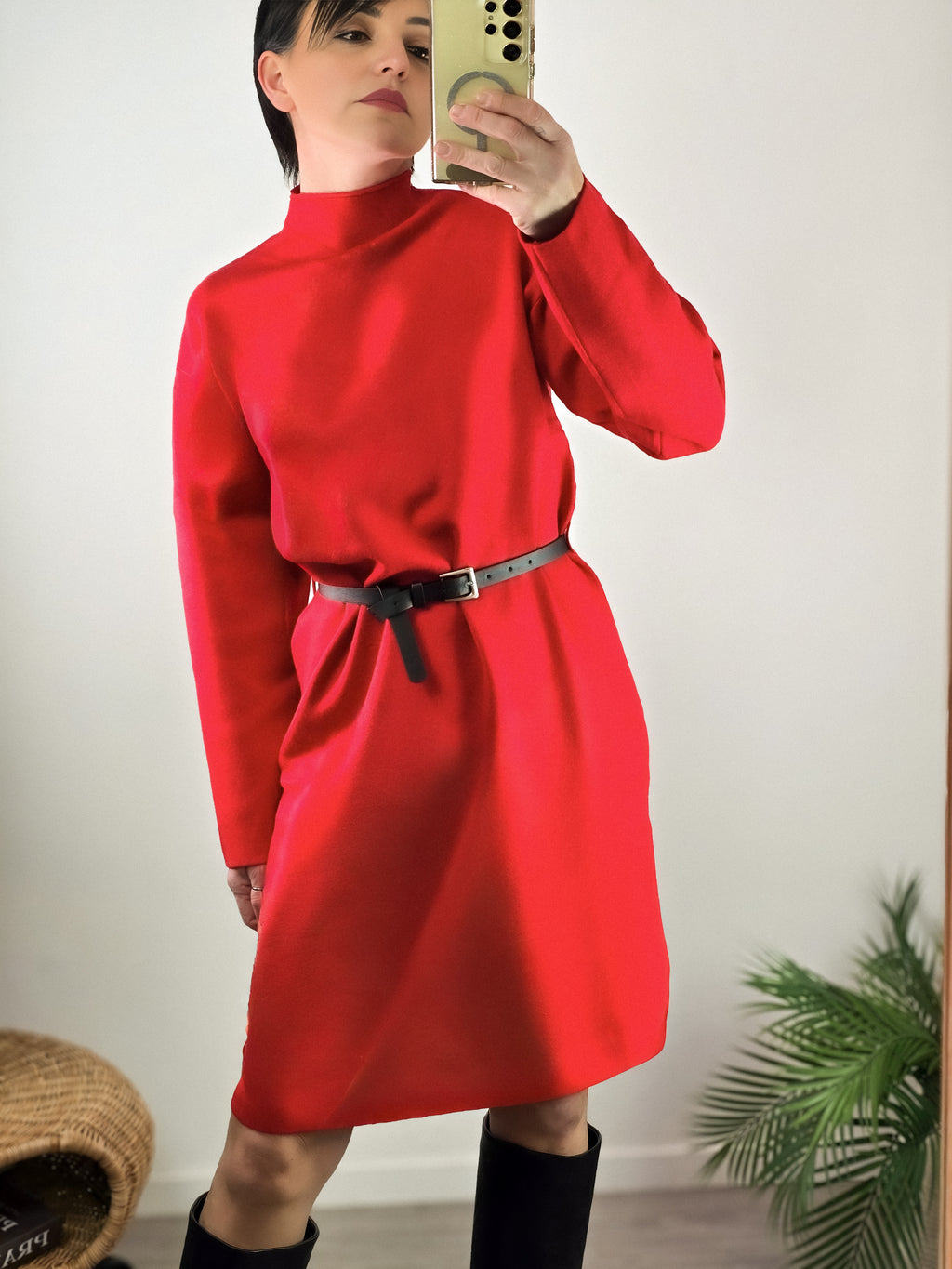 Abito al ginocchio Kikisix rosso 