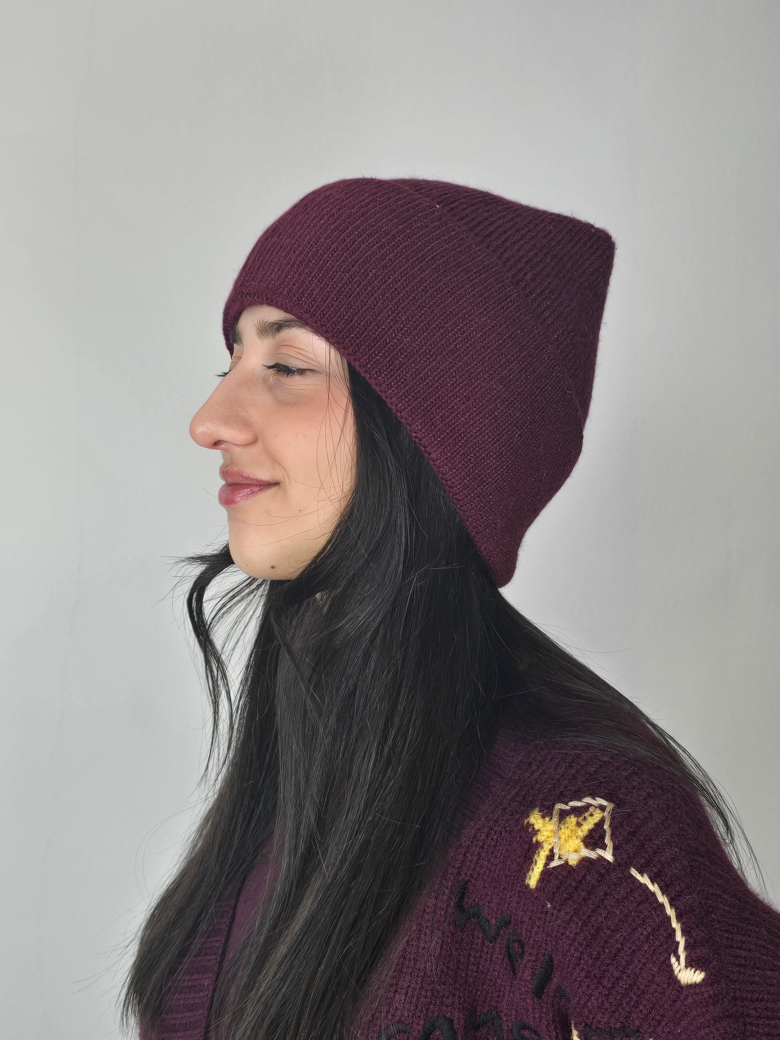 BERRETTO LUREX BORDEAUX