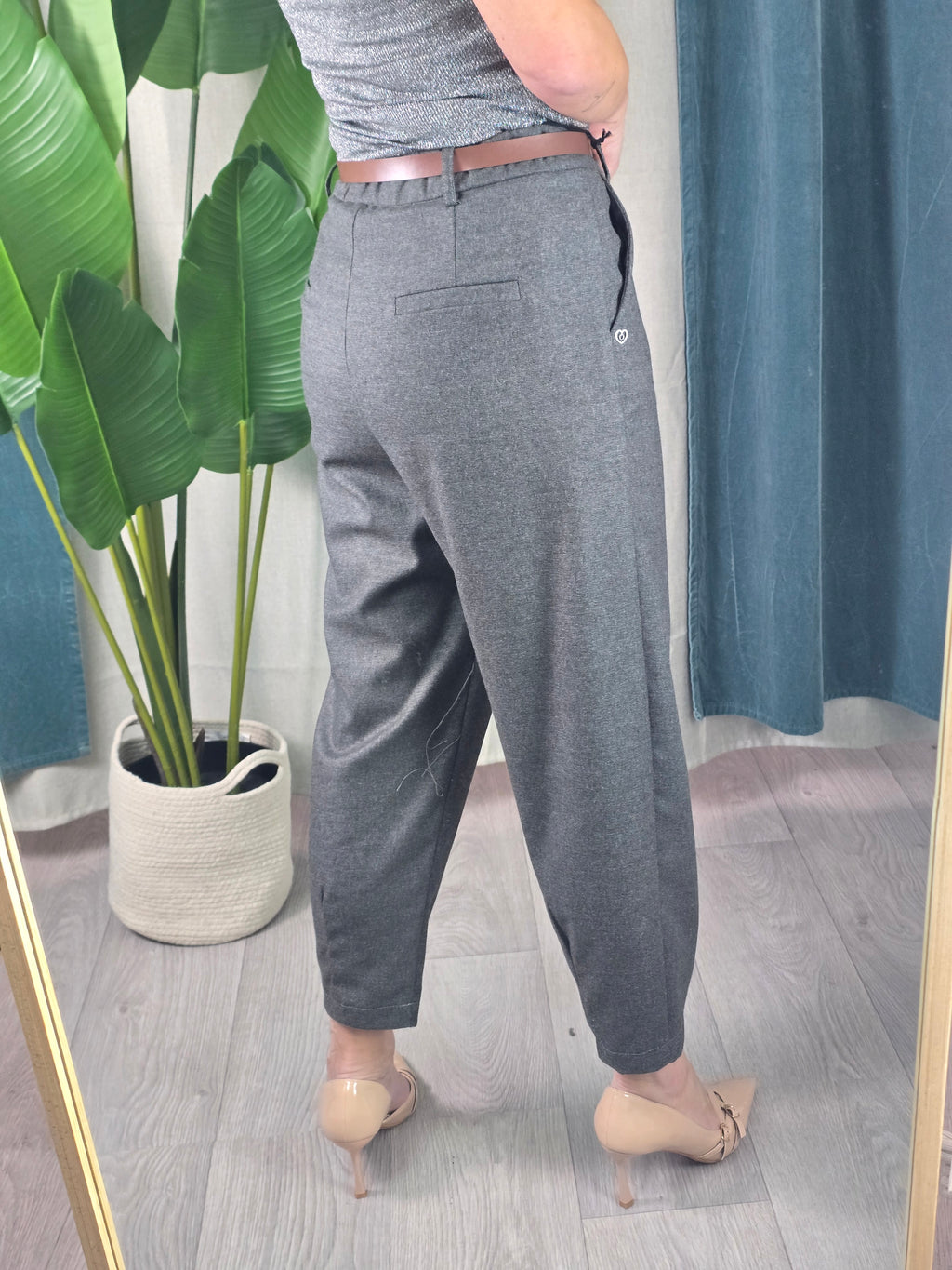 pantalone donna grigio Please FW 25