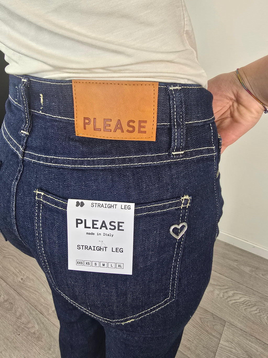 Please - Denim straight leg - Blu