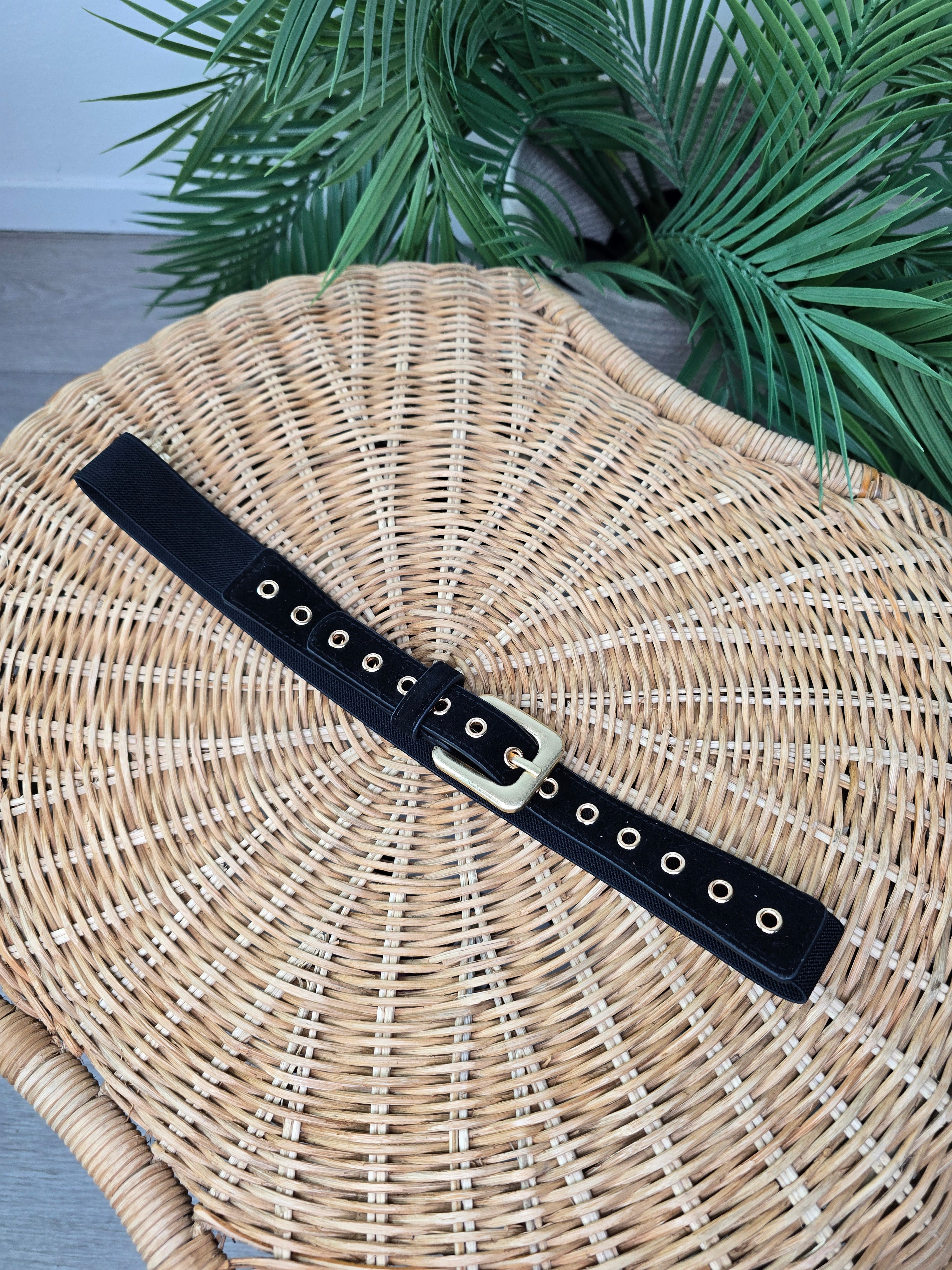 Cintura elastico nera