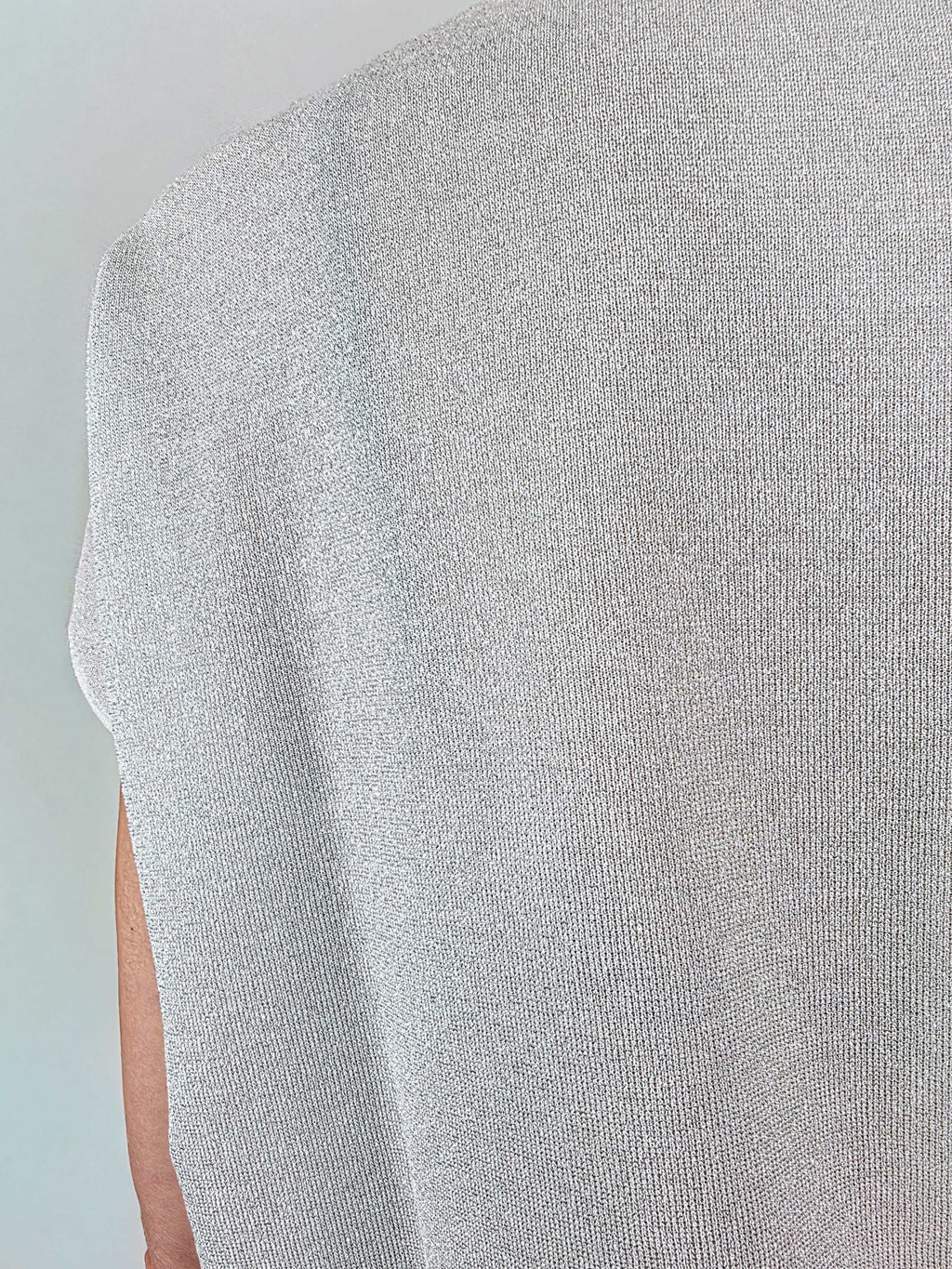 Susy Mix - Blusa in lurex - Argento