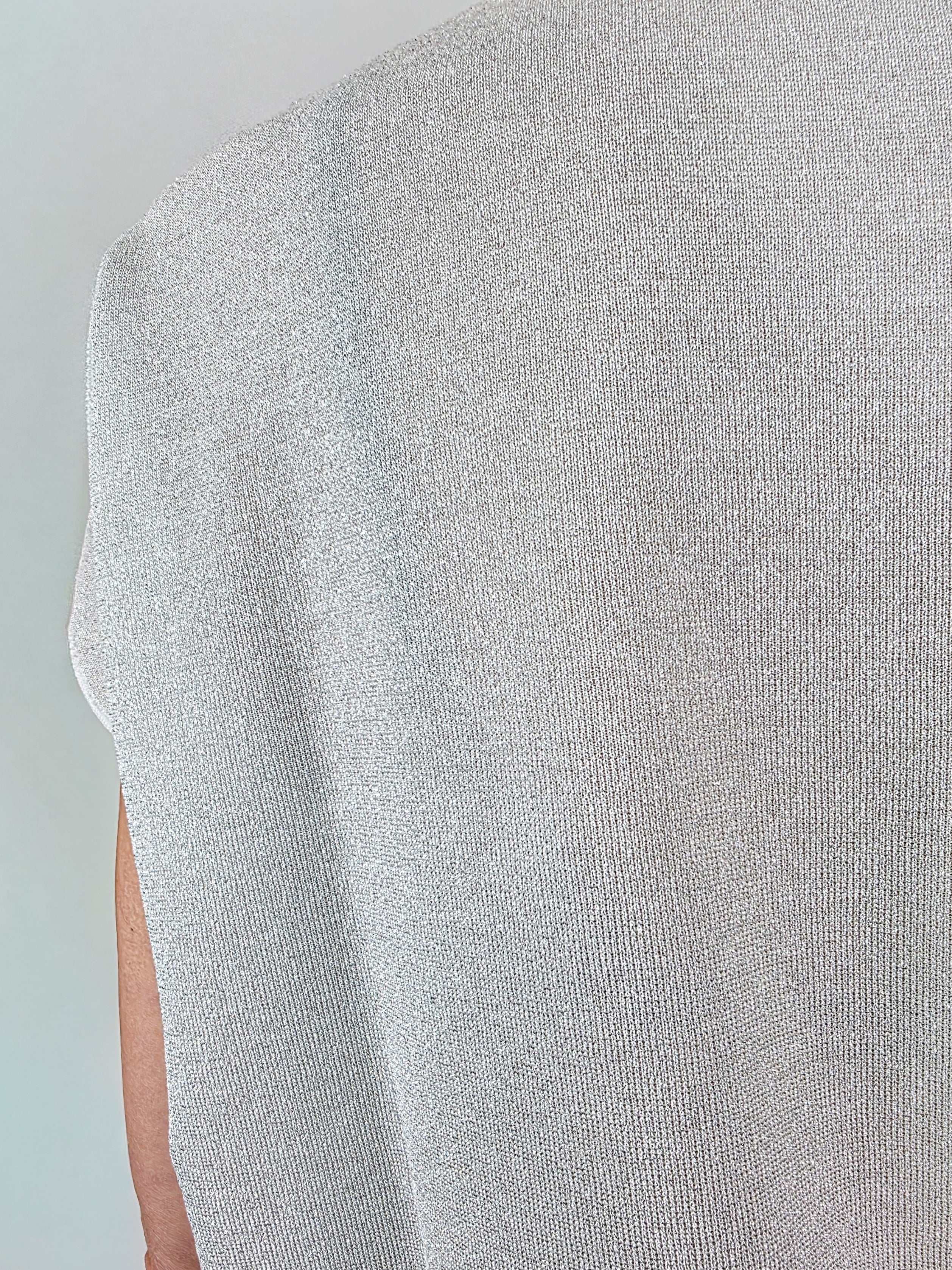 Susy Mix - Blusa in lurex - Argento