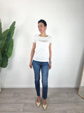 Kikisix - T-shirt Io Non Cambio Idea - Bianco e Nero