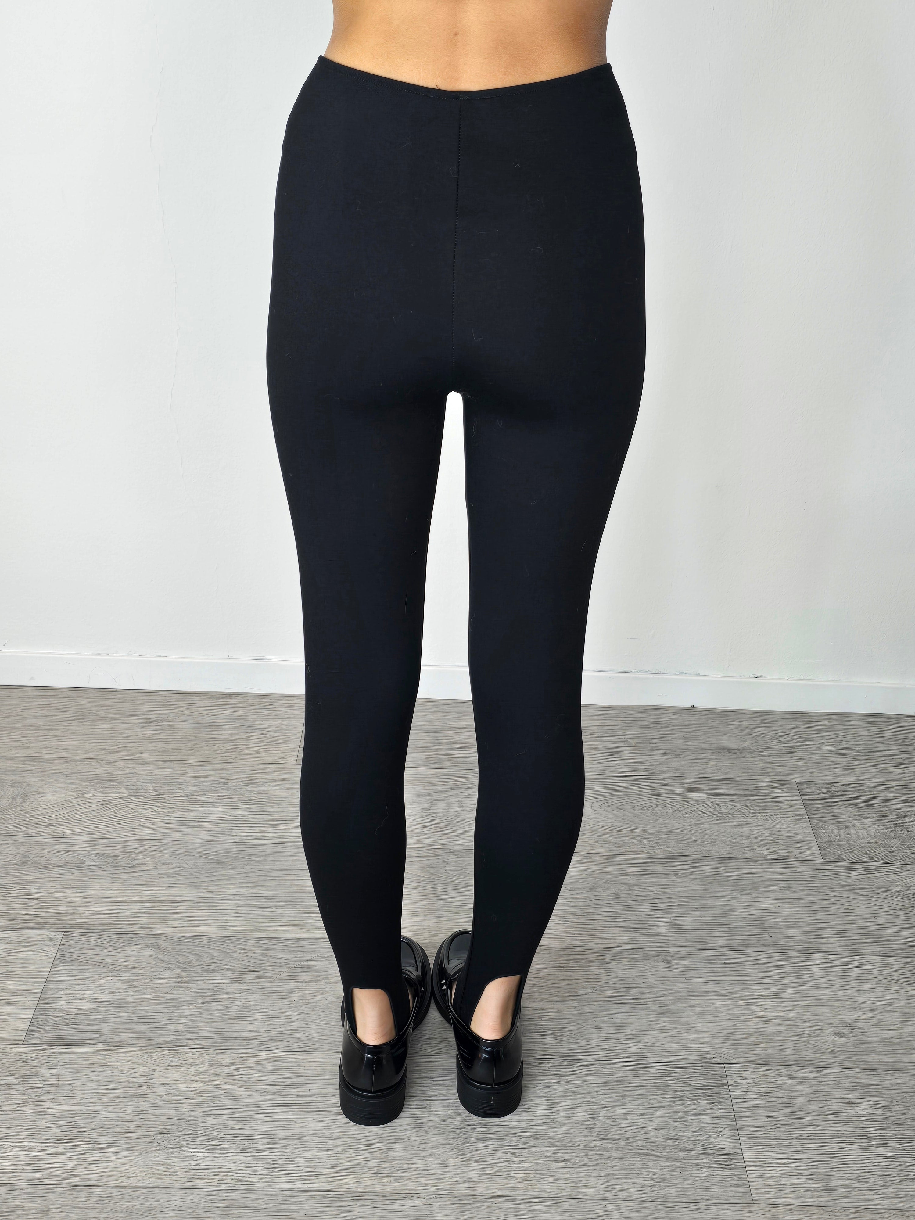Leggins con ghetta Nero - Kontatto