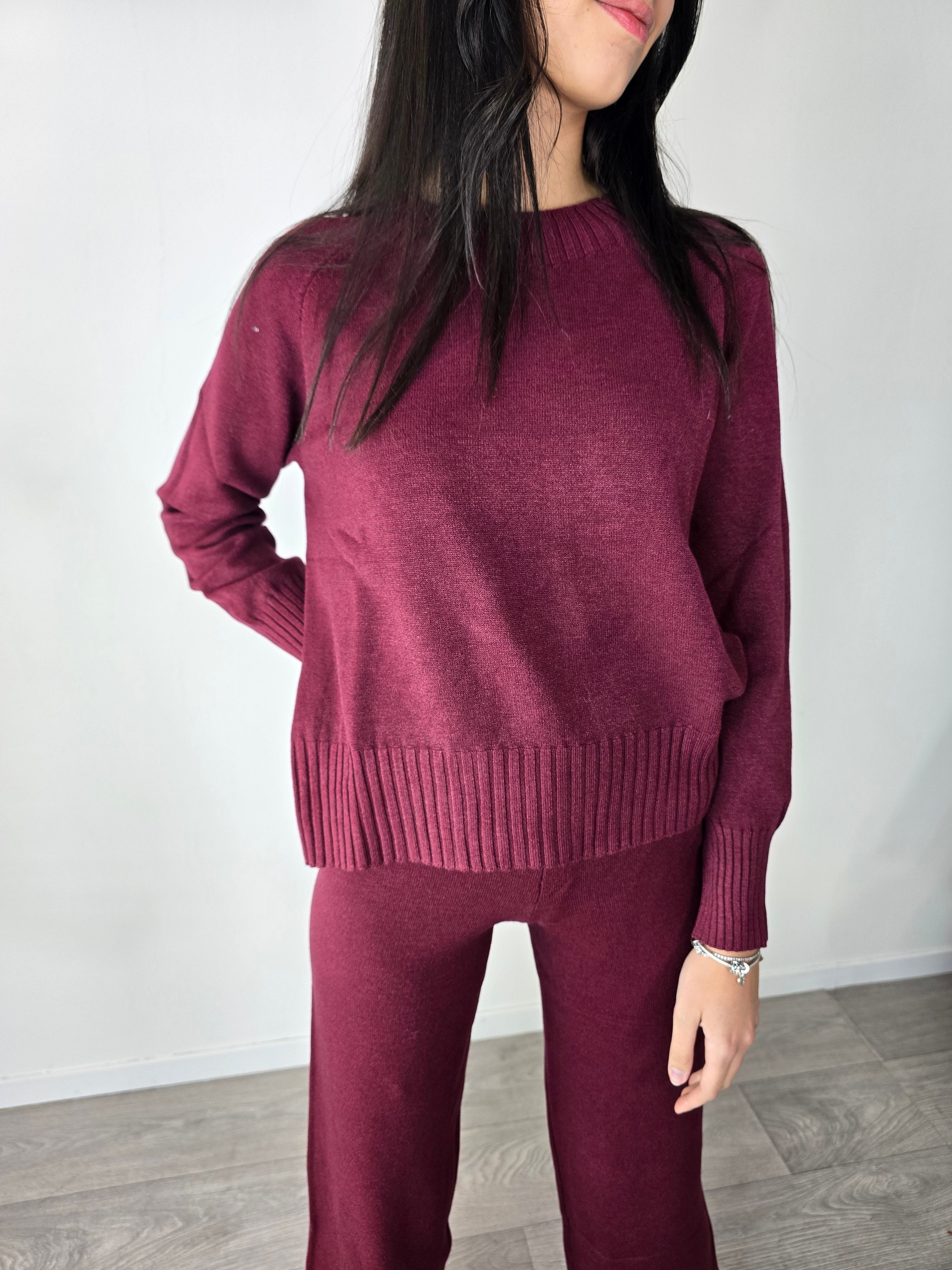 maglione bordeaux you decide