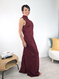 Susy Mix - Completo gilet e pantalone - Rosso India