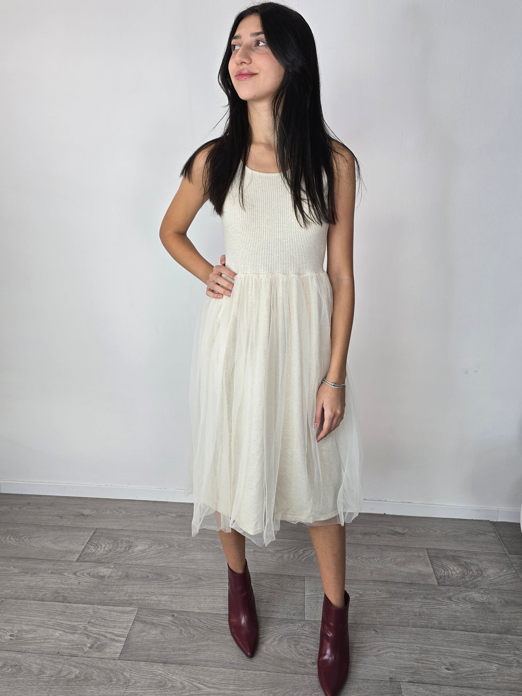 Abito con maglioncino burro - You Decide