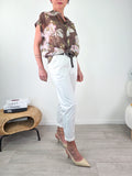 susy mix pantalone chino latte